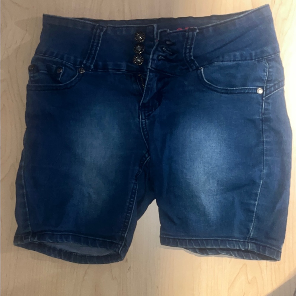 Chic Blue Jean Shorts for Women